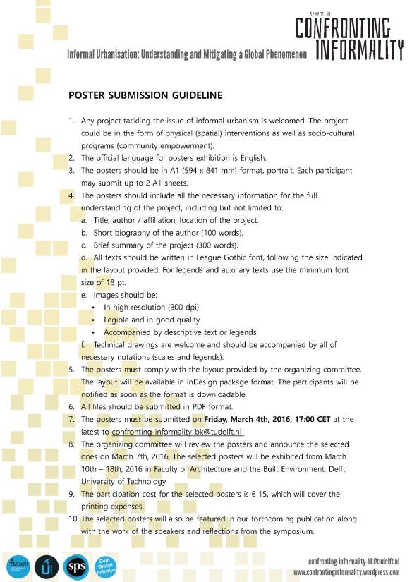 POSTER GUIDELINES
